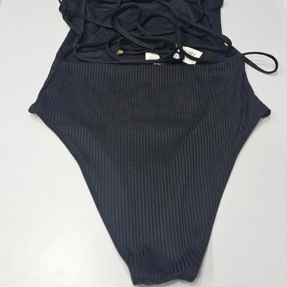Vitamin A  Yara Wrap One Piece Swimsuit Size XL NWOT - Picture 10 of 14